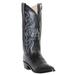 Wide Width Men's Dan Post 13" Cowboy Heel Boots by Dan Post in Black (Size 10 1/2 W)