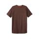 Men's Big & Tall Heavyweight Longer-Length Pocket Crewneck T-Shirt by Boulder Creek in Dark Brown (Size 4XL)
