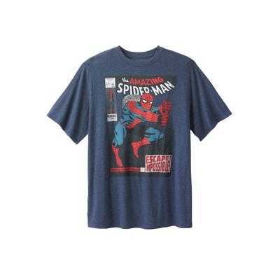 Men's Big & Tall Marvel® Comic Graphic Tee by Marvel in Spiderman (Size XL)