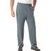 Men's Big & Tall Wicking Fleece Open Bottom Pants by KS Sport™ in Heather Dark Slate (Size 5XL)