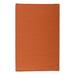 Simple Home Solid Rug by Colonial Mills in Rust (Size 7'W X 7'L)