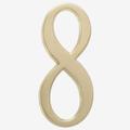 4" Numbers by Whitehall Products in #8 Gold