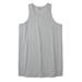 Men's Big & Tall Shrink-Less™ Lightweight Longer-Length Tank by KingSize in Heather Grey (Size 8XL) Shirt