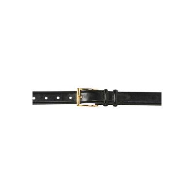 Men's Big & Tall Synthetic Leather Belt with Classic Stitch Edge by KingSize in Black Gold (Size 64/66)