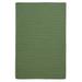 Simple Home Solid Rug by Colonial Mills in Moss Green (Size 5'W X 7'L)
