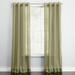 Wide Width BH Studio Sheer Voile Grommet Panel by BH Studio in Sage (Size 56" W 72" L) Window Curtain