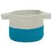 Raindrop Teal Basket by Colonial Mills in Teal (Size 10X10X7)