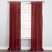 Wide Width BH Studio Sheer Voile Tab-Top Panel by BH Studio in Burgundy (Size 60" W 108"L) Window Curtain