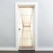 Wide Width BH Studio Sheer Voile Door Panel With Tiebacks by BH Studio in Ecru (Size 60" W 72" L) Window Curtain