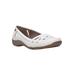 Wide Width Women's Diverse Flats by LifeStride in White Sand (Size 7 W)