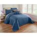 BH Studio Reversible Quilted Bedspread by BH Studio in Blue Smoke Dark Gray (Size TWIN)