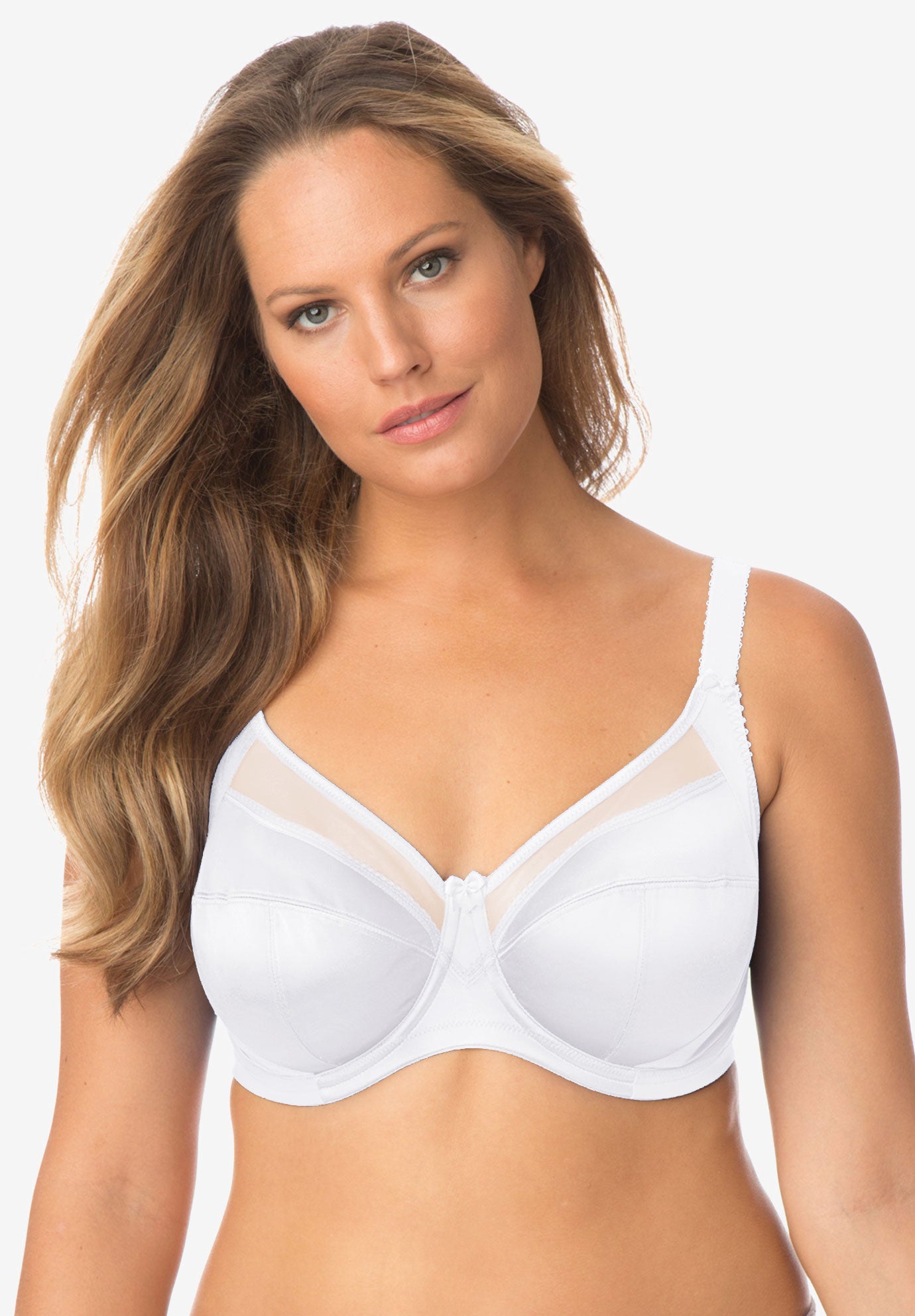 Plus Size Women's Goddess® Keira and Kayla Underwire Bra 6090/6162 by Goddess in White (Size 42 I)