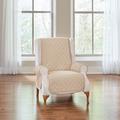 BH Studio Water-Repellent Microfiber Recliner Protector by BH Studio in Natural Slipcover