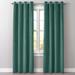 Wide Width BH Studio Velvet Grommet Panel by BH Studio in Mistletoe Green (Size 50" W 84" L) Window Curtain