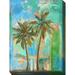 Modern Palms #2 Outdoor Wall Art by West Of The Wind in Multi