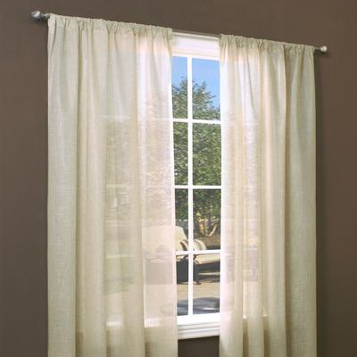 Wide Width Weathervane Rod Pocket Panel by Commonwealth Home Fashions in Linen (Size 50