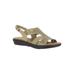 Women's Bolt Sandals by Easy Street® in Stone (Size 7 1/2 M)