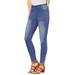 Plus Size Women's 360 Stretch Jegging by Denim 24/7 in Medium Stonewash (Size 26 W) Pull On Jeans Denim Legging