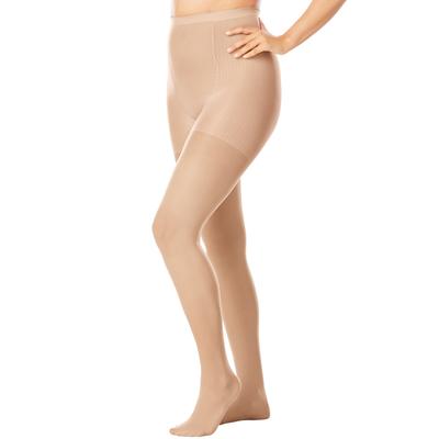 Plus Size Women's 2-Pack Control Top Tights by Comfort Choice in Nude (Size A/B)