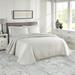 Woven Jacquard Bedspread Set by Sky Home in Gray White (Size QUEEN)