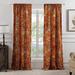 Wide Width Astoria Curtain Panel Pair by Greenland Home Fashions in Spice (Size 84" W 95" L)