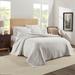 Raphaela European Matelassé Coverlet Set by Sky Home in Soft Gray (Size TWIN)