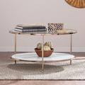 Risa Cocktail Table by SEI Furniture in Gold