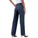 Plus Size Women's Classic Bend Over® Pant by Roaman's in Navy (Size 32 WP) Pull On Slacks