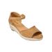 Wide Width Women's The Charlie Espadrille by Comfortview in Tan (Size 12 W)