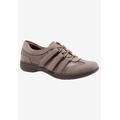 Wide Width Women's Joy Sneaker by Trotters in Taupe (Size 9 W)