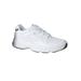 Women's Stability Walker Sneaker by Propet in White Leather (Size 10 1/2X(2E))