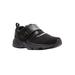 Wide Width Women's Stability X Strap Sneakers by Propet® in Black (Size 12 W)