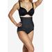 Plus Size Women's Adele Medium Control High-Waist Shaper Brief by Dominique in Black (Size S)