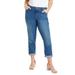 Plus Size Women's Invisible Stretch® Contour Boyfriend Jean by Denim 24/7 in Medium Wash (Size 20 W)