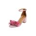 Wide Width Women's The Ona Sandal by Comfortview in Passion Pink (Size 12 W)