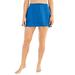 Plus Size Women's A-Line Swim Skirt with Built-In Brief by Swim 365 in Dream Blue (Size 18) Swimsuit Bottoms