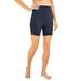 Plus Size Women's Swim Boy Short by Swim 365 in Navy (Size 28) Swimsuit Bottoms