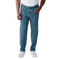 Men's Big & Tall Liberty Blues™ Relaxed-Fit Stretch 5-Pocket Jeans by Liberty Blues in Blue Wash (Size 58 38)