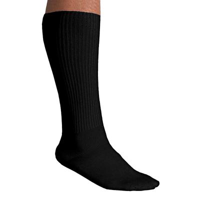 Men's Big & Tall Diabetic Over-The-Calf Socks by KingSize in Black (Size L)