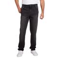 Men's Big & Tall Liberty Blues™ Relaxed-Fit Stretch 5-Pocket Jeans by Liberty Blues in Black Denim (Size 60 38)