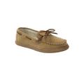 Wide Width Men's Suede Tracker Slippers by KingSize in Tan (Size 10 W)