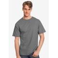 Men's Big & Tall Hanes® Tagless ® T-Shirt by Hanes in Smoke Gray (Size M)