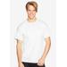 Men's Big & Tall Hanes® ComfortBlend® EcoSmart® Crewneck T-Shirt by Hanes in White (Size 4XL)