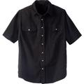 Men's Big & Tall Boulder Creek® Short Sleeve Shirt by Boulder Creek in Black (Size 7XL)