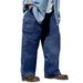 Men's Big & Tall Boulder Creek® Renegade Side-Elastic Waist Cargo Pants by Boulder Creek in Navy (Size 52 38)