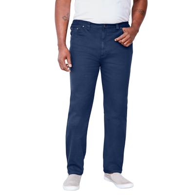 Men’s Big & Tall Flex Denim Jeans by Liberty Blues in Navy (Size 36 40)