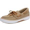 Men's Canvas Boat Shoe by KingSize in Khaki (Size 14 M) Loafers Shoes