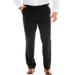 Men's Big & Tall Dockers® Signature Lux Flat Front Khakis by Dockers in Black (Size 38 36)