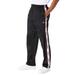 Men's Big & Tall Fila® Logo Track Pants by FILA in Black (Size L)