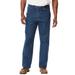 Men's Big & Tall Denim or Ripstop Carpenter Jeans by Wrangler® in Antique Indigo (Size 40 34)